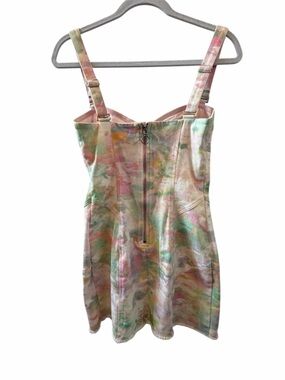 Super cool For Love & Lemons Multicolor Pastel Tie-Dye Mini Dress